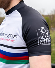 Load image into Gallery viewer, Black Sheep Big Spoon Bike Ride Mens Short Sleeved Cycle Jersey