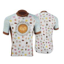Load image into Gallery viewer, Coffee & Cake Mens Short Sleeve Cycling Jersey