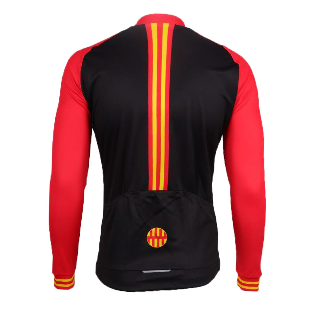 RAYAS Northumberland Mens Long Sleeve Thermal Cycling Jersey Cycle