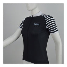 Load image into Gallery viewer, rayas-ladies-short-sleeve-cycling-jersey-black-white-size-xxxs-5B25D-4015-p.jpg
