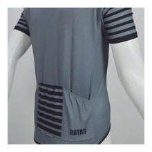 Load image into Gallery viewer, rayas-mens-cycling-jersey-grey-black-5B35D-3965-p.jpg
