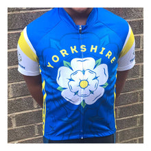 Load image into Gallery viewer, Yorkshire Kids Short Sleeve Cycling Jersey