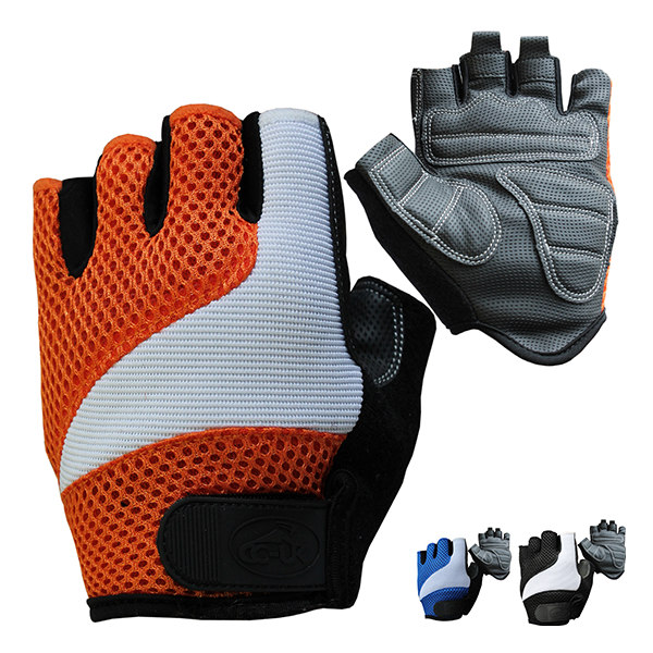 CC-UK 3Ride Half Finger Gel Cycle Gloves