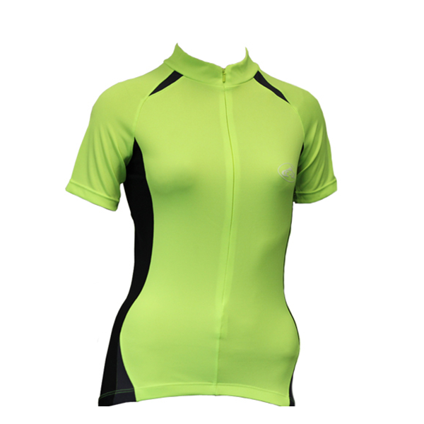 CC-UK Clima-Tek Hi-VIZ Ladies Short Sleeve Cycle Jersey