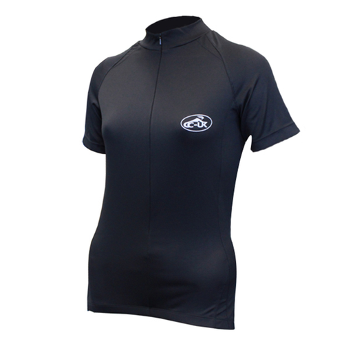 CC-UK Clima-Tek Noir Ladies Short Sleeve Cycle Jersey