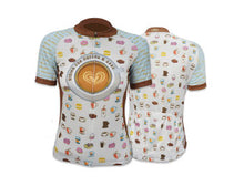 Load image into Gallery viewer, Coffee &amp; Cake Womens Short Sleeve Cycling Jersey
