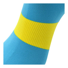 Load image into Gallery viewer, DRV ElastiPro Cycling Socks (Blue/Yellow)
