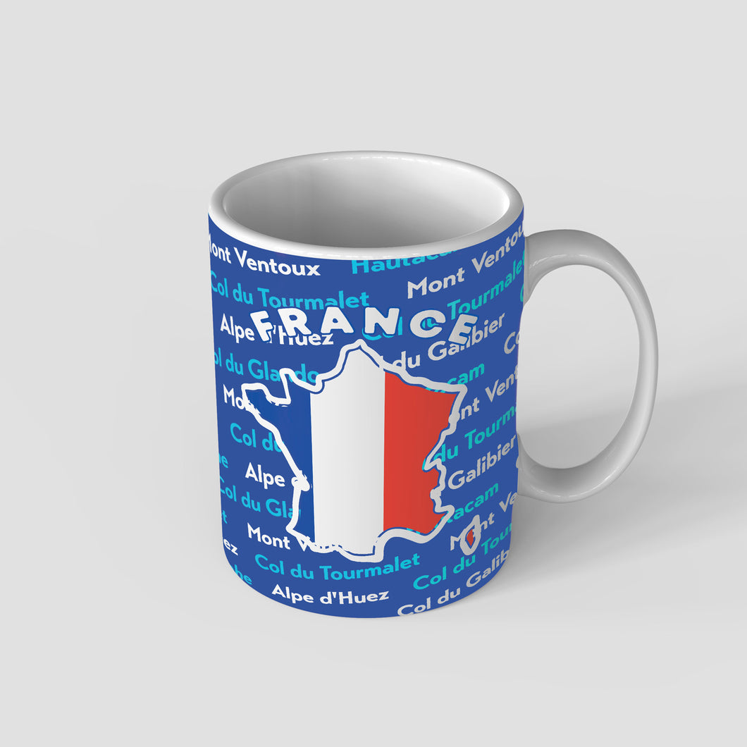 French Iconic Climbs Mug
