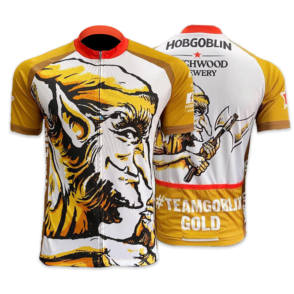New Official Hobgoblin Gold Beer Cycling Jersey