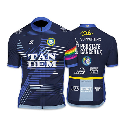 Leeds Prostate Cancer UK 2019 Club Cut Mens Short Sleeve Cycling Jersey