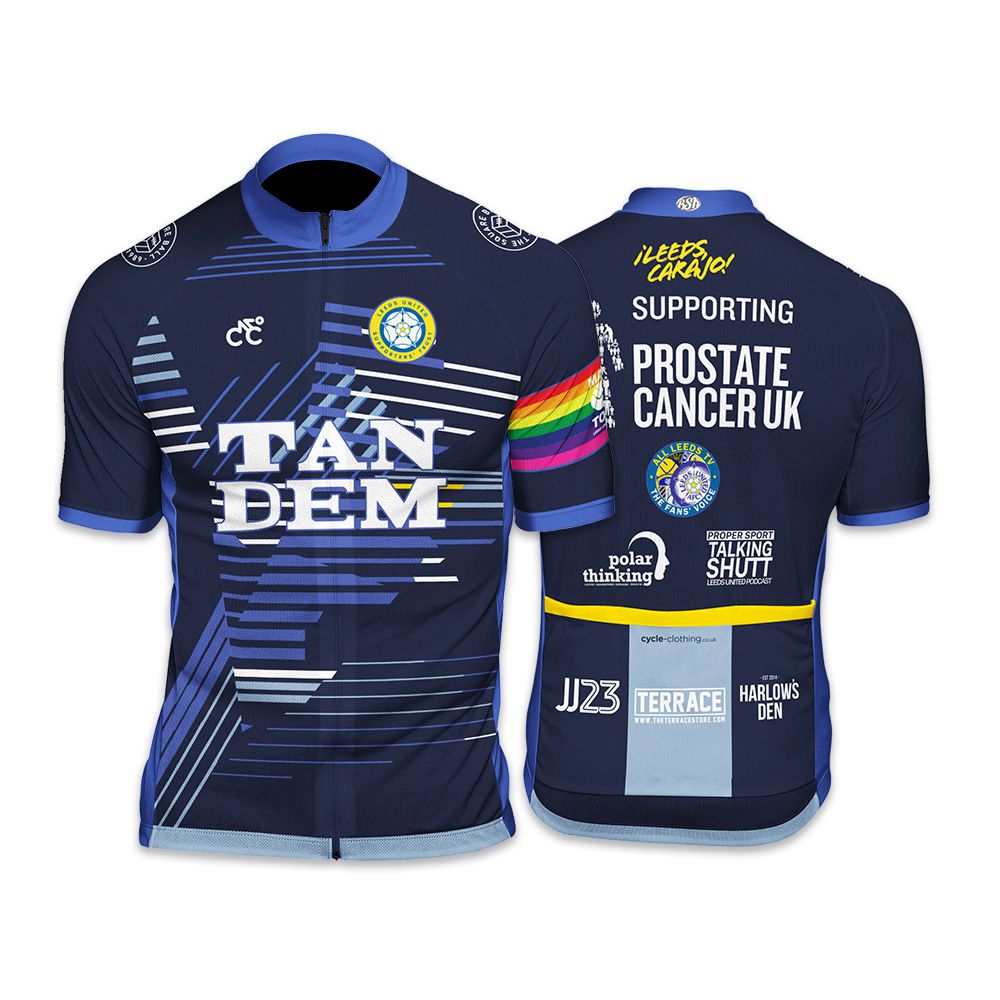 Leeds Prostate Cancer UK 2019 Club Cut Mens Short Sleeve Cycling Jersey