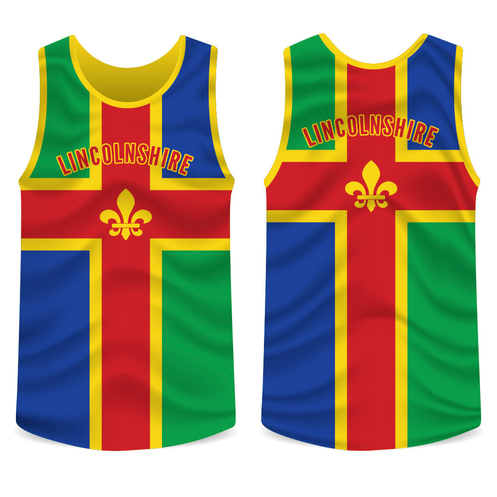 Lincolnshire County Running Vest