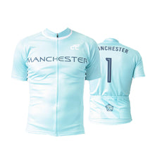 Load image into Gallery viewer, Manchester Blue City Mens Cycling Jersey
