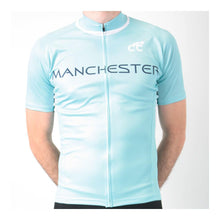 Load image into Gallery viewer, Manchester Blue City Mens Cycling Jersey
