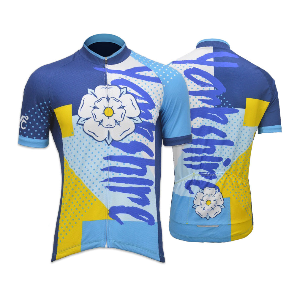 Yorkshire Funk Mens Short Sleeve Cycling Jersey