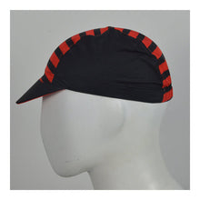 Load image into Gallery viewer, rayas-cycling-cap-black-red-5B35D-3983-p.jpg
