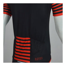 Load image into Gallery viewer, rayas-mens-cycling-jersey-black-red-5B45D-3953-p.jpg
