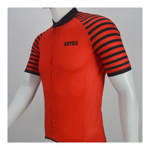 Load image into Gallery viewer, rayas-mens-cycling-jersey-red-black-5B25D-3977-p.jpg
