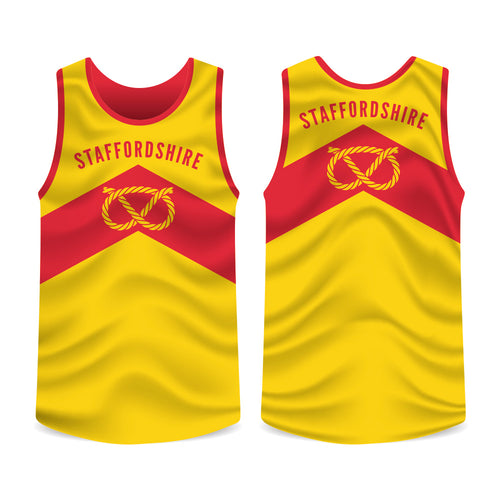 Staffordshire County Running Vest