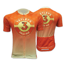 Load image into Gallery viewer, Tetley&#39;s Beer Pale Ale Mens Short Sleeve Cycling Jersey
