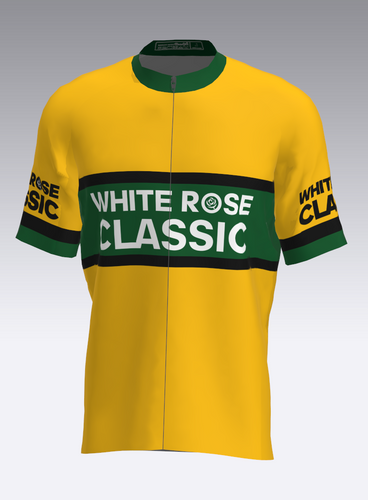 White Rose Classic Mens Club Cut Short Sleeve Cycling Jersey