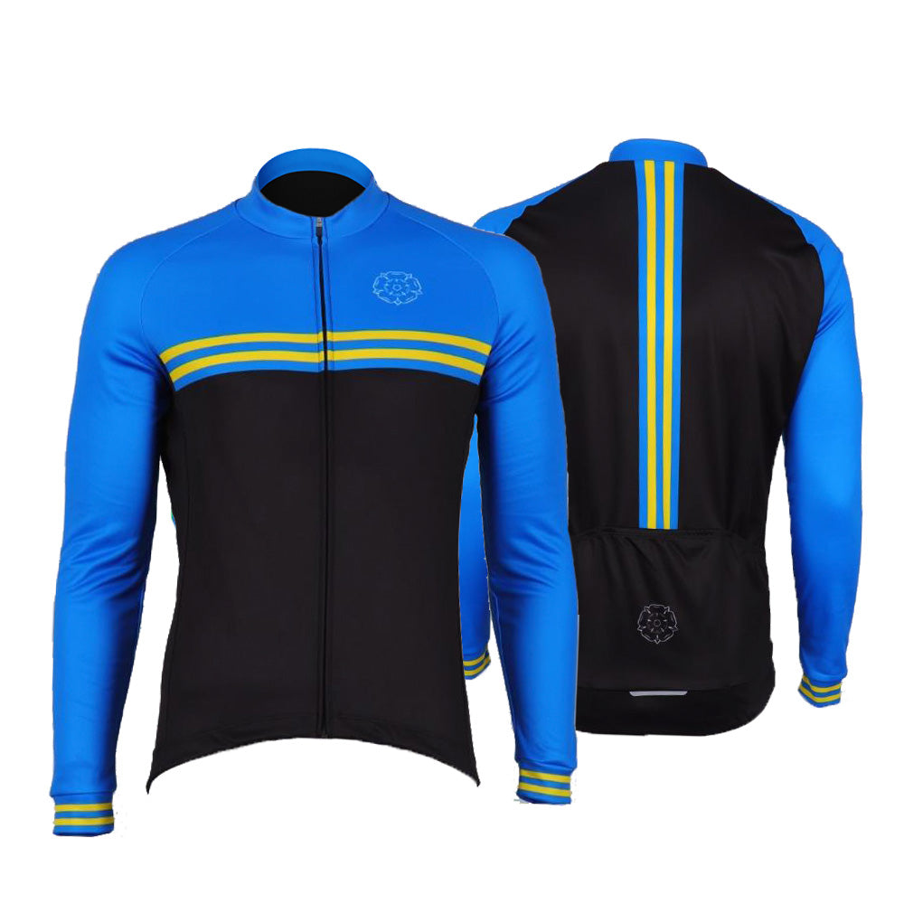 RAYAS Yorkshire Mens Long Sleeve Thermal Cycling Jersey