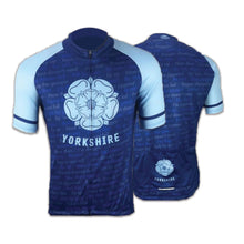 Load image into Gallery viewer, yorkshire-dialect-kids-blue-short-sleeve-cycling-jersey-size-5xl-5B45D-4097-p.jpg
