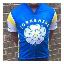 Load image into Gallery viewer, Yorkshire Kids Short Sleeve Cycling Jersey
