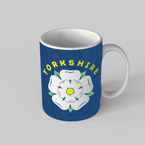Yorkshire Rose Blue Mug